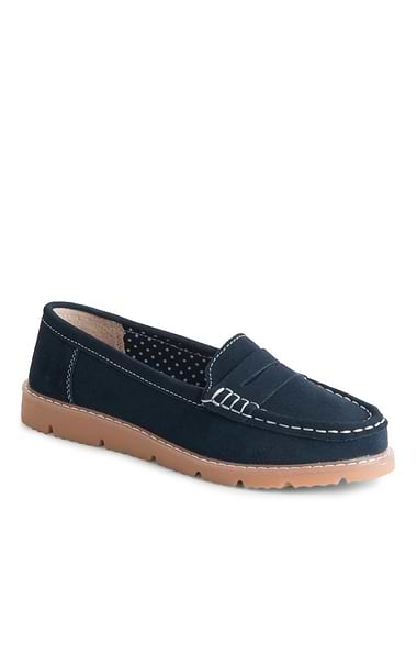 Ladies Suede Moccasin