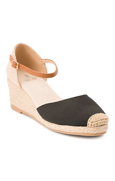 Ladies Canvas Espadrille Sandal