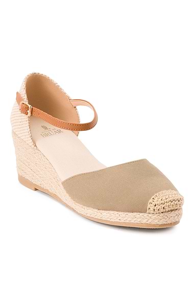 Ladies Canvas Espadrille Sandal