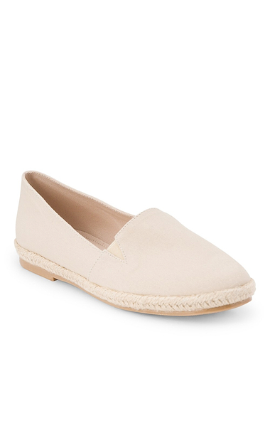 Ladies Canvas Flat Slip On Espadrille