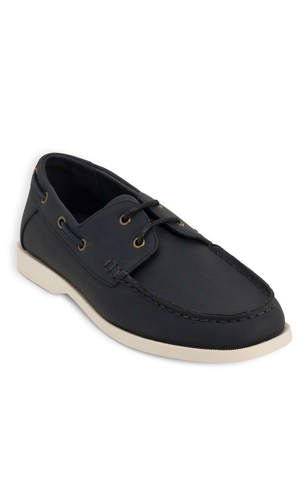 Ladies Leather Boat Shoes