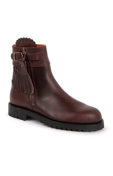 Ladies Valverde Del Camino Short Leather Riding Boots