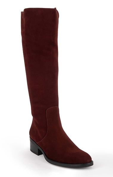 Ladies Long Suede Boot