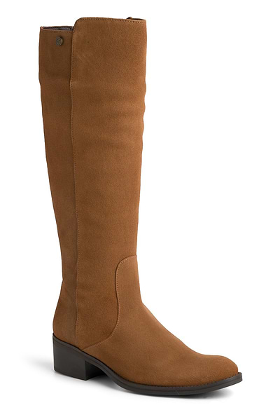 Ladies Long Suede Boot