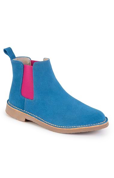 Ladies Suede Chelsea Boot