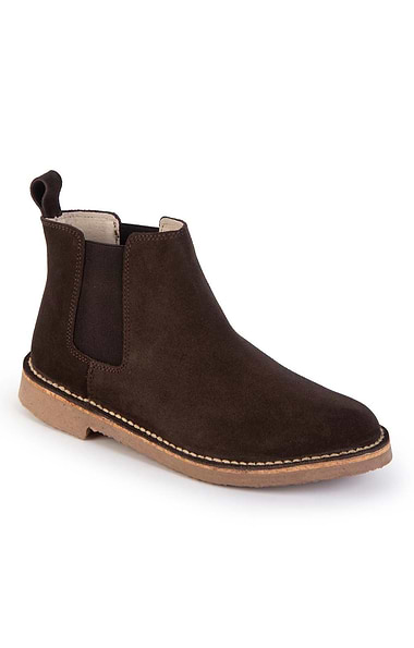Ladies Suede Chelsea Boot