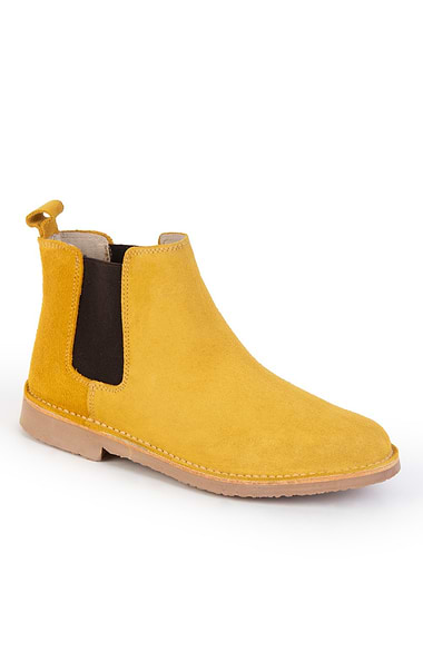 Ladies Suede Chelsea Boot