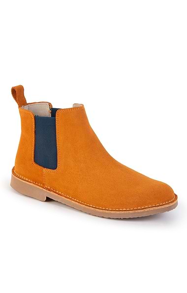 Ladies Suede Chelsea Boot