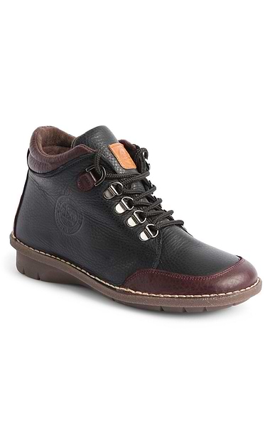 Ladies Two Tone Leather Boot