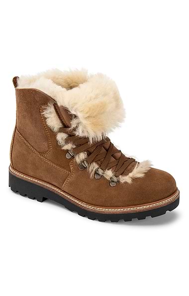 Ladies Medium Height Sheepskin Boots