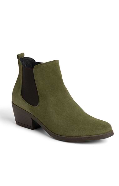 Ladies Suede Ankle Boot