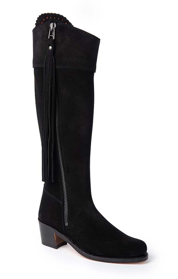 Ladies Suede Riding Boots