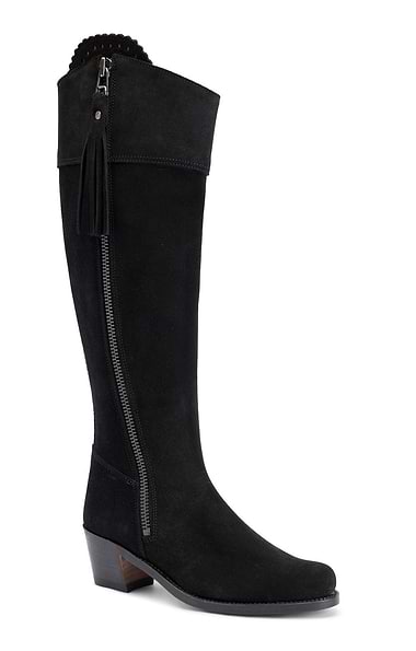 Ladies Suede Riding Boots