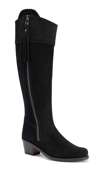 Ladies Suede Riding Boots