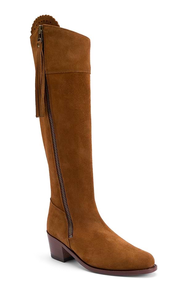 Ladies Suede Riding Boots