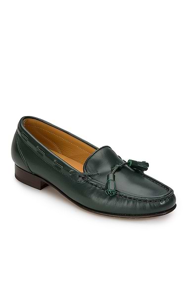 Ladies Soft Leather Tassel Moccasins
