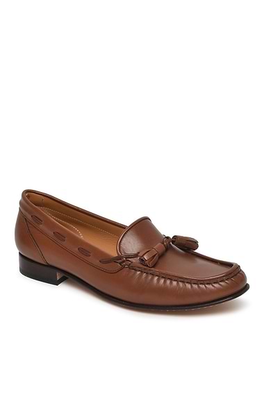 Ladies Soft Leather Tassel Moccasins