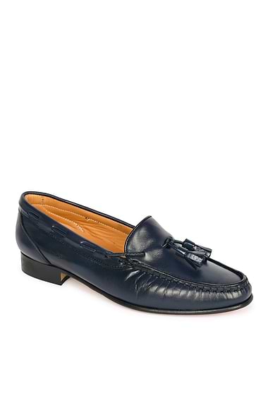 Ladies Soft Leather Tassel Moccasins