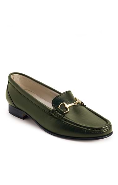 Ladies Soft Leather Snaffle Moccasins