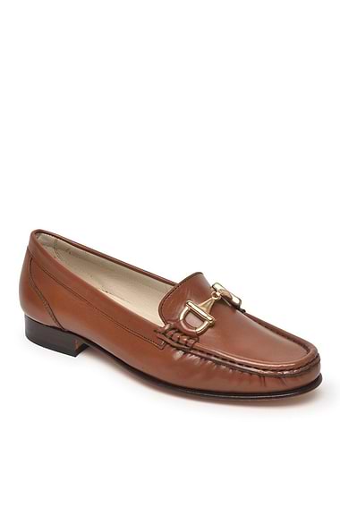 Ladies Soft Leather Snaffle Moccasins