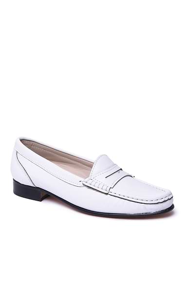 Ladies Soft Leather Penny Moccasin