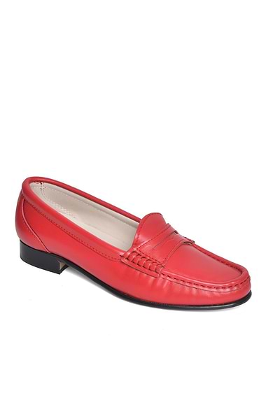Ladies Soft Leather Penny Moccasin
