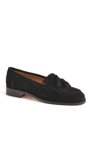 Ladies Suede Tassel Loafer