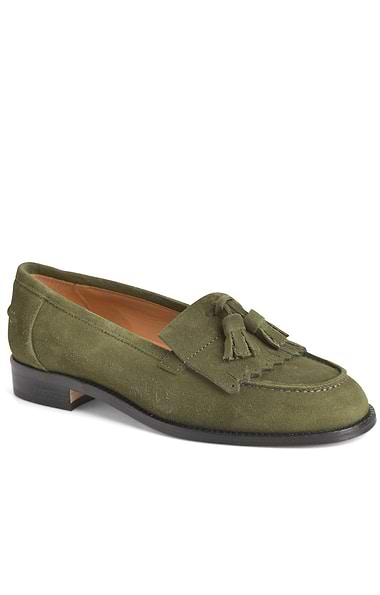 Ladies Suede Tassel Loafer