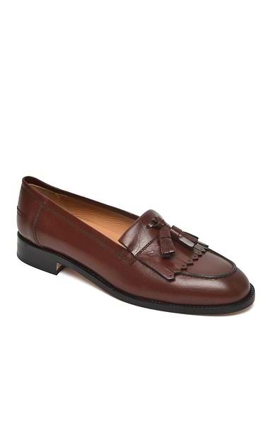 Ladies Leather Bruar Tassel Loafer