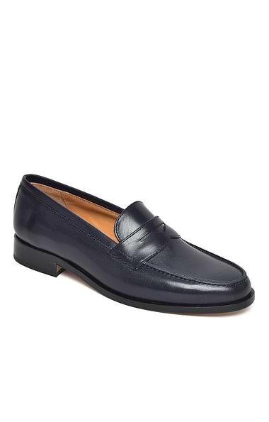 Ladies Leather Penny Loafer