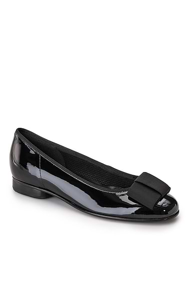 Ladies Gabor Petersham Bow Pump