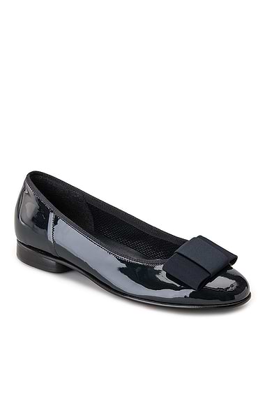 Ladies Gabor Petersham Bow Pump