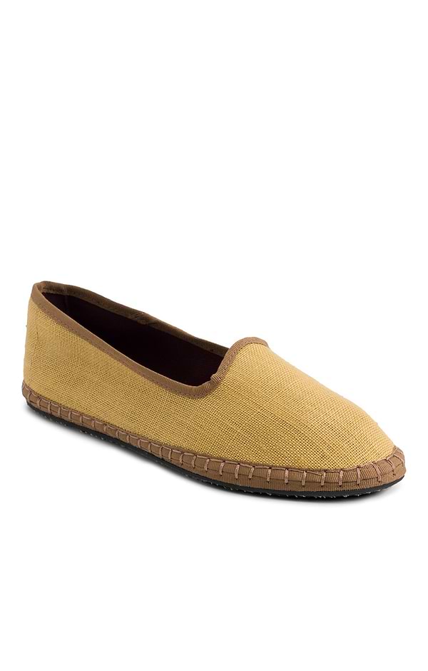Ladies Flabelus Linen Slippers