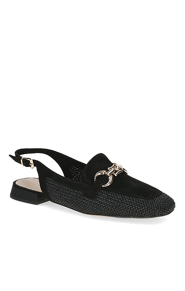 Ladies Caprice Basket Weave Slingback Sandal