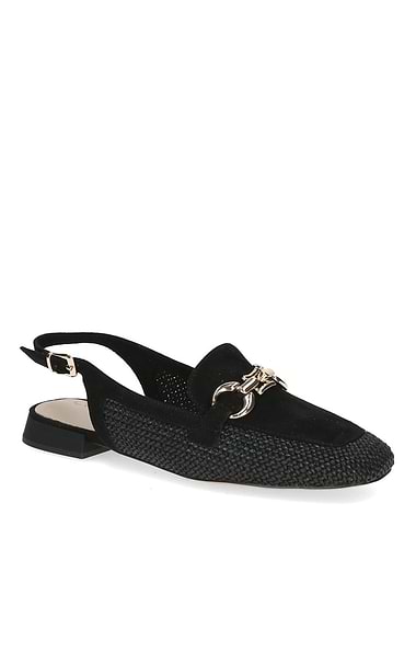 Ladies Caprice Basket Weave Slingback Sandal