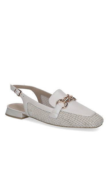 Ladies Caprice Basket Weave Slingback Sandal