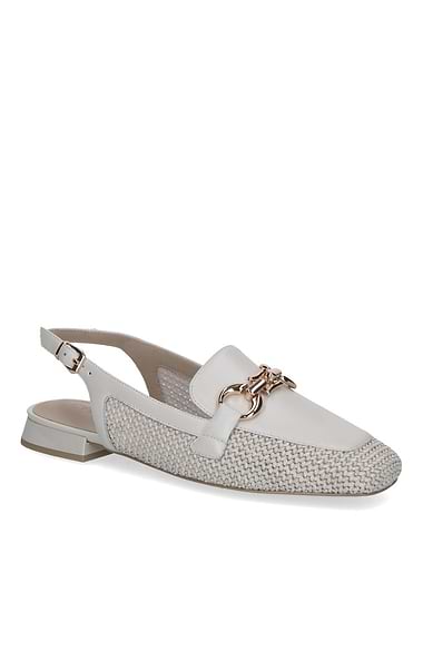 Ladies Caprice Basket Weave Slingback Sandal