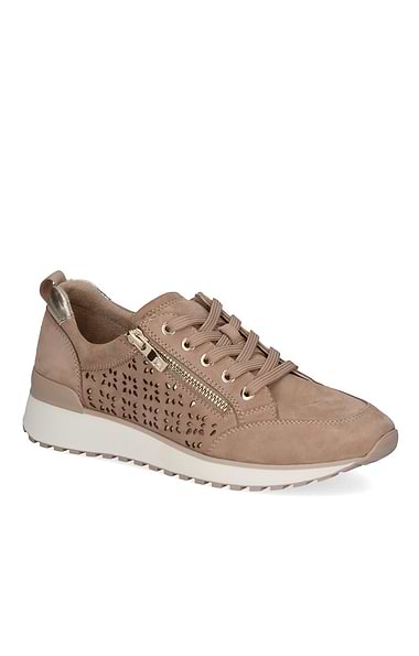 Ladies Caprice Cut Out Detail Trainer