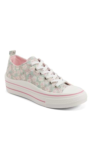Ladies Floral Print Trainer