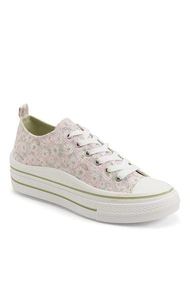 Ladies Floral Print Trainer