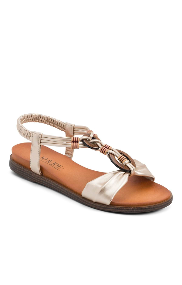 Ladies Elastic Back Gladiator Sandals