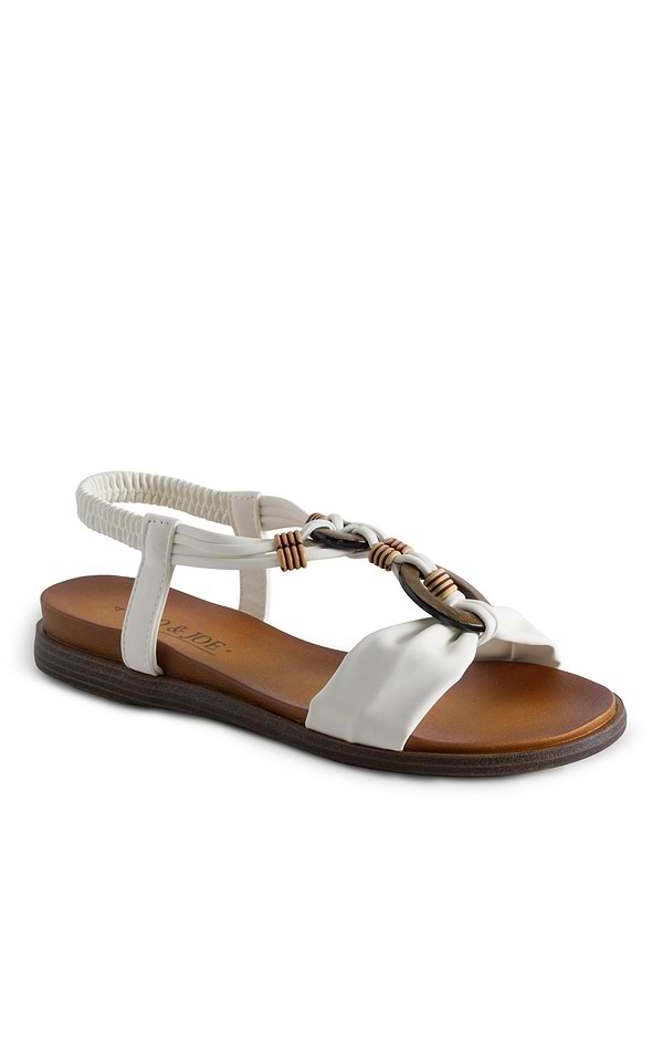 Ladies Elastic Back Gladiator Sandals