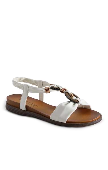 Ladies Elastic Back Gladiator Sandals