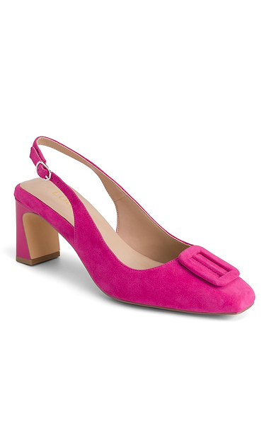 Ladies Rochelle Suede Slingback Shoes