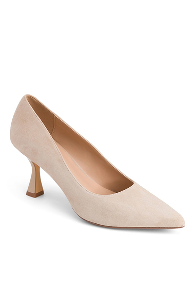 Ladies Lillian Suede Pointy Court Shoe