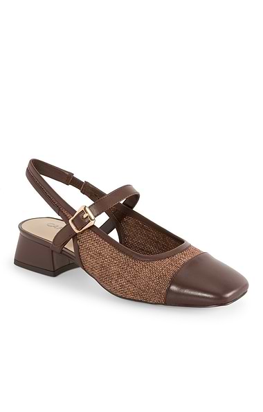 Ladies Caprice Slingback Shoes