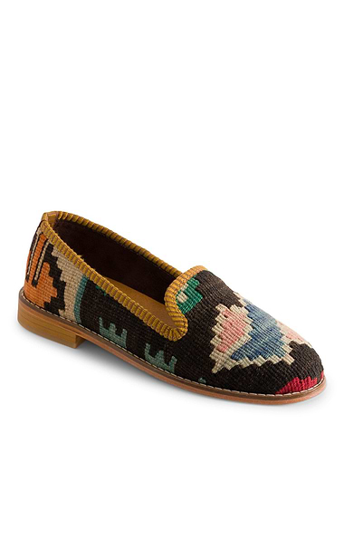 Ladies Handmade Kilim Aztec Loafers