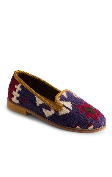 Ladies Handmade Kilim Aztec Loafers