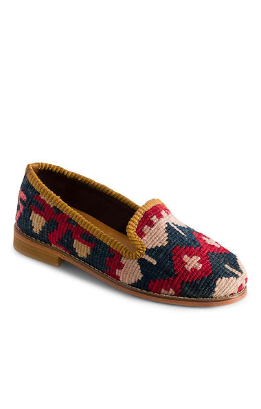 Ladies Handmade Kilim Aztec Loafers