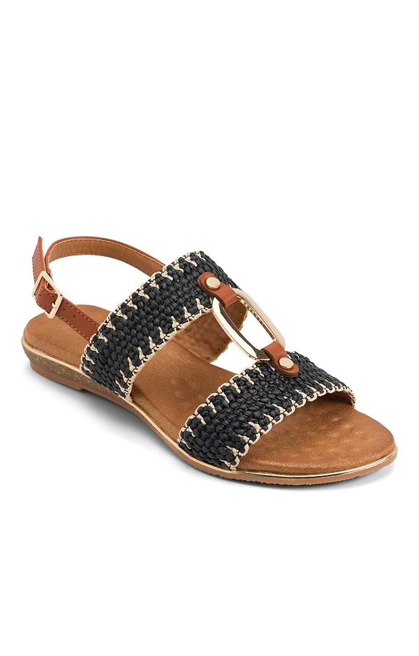 Ladies Jules Basketweave Sandals